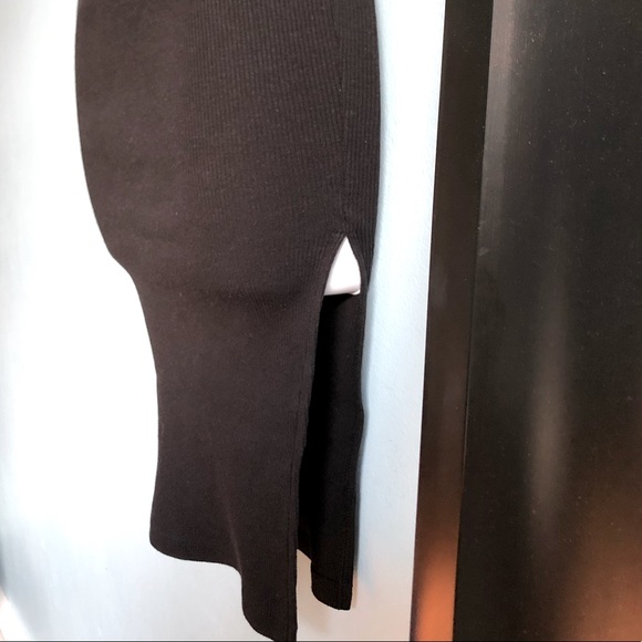 Forever21 Side Split Midi Jersey Skirt - Picture 4 of 4